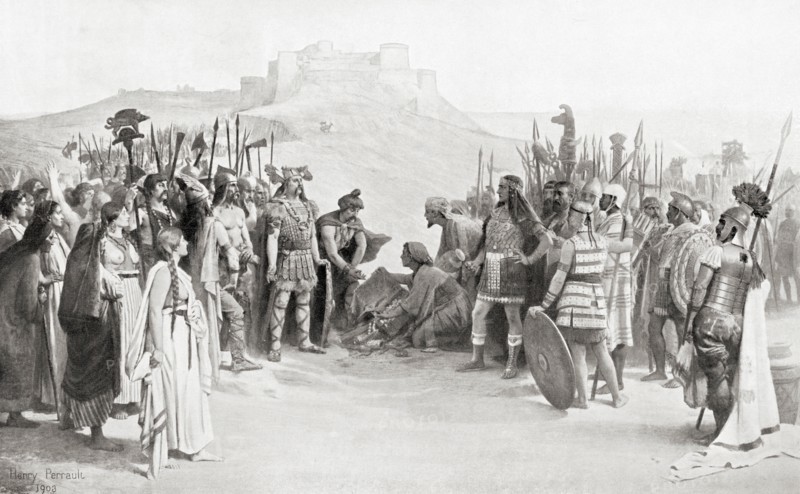 The meeting of Hannibal with the Ceutrones