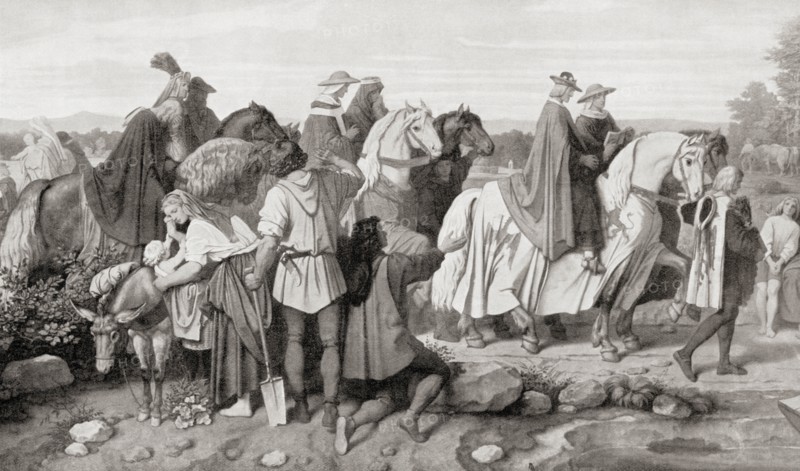The journey of Rudolf I of Germany to Speyer