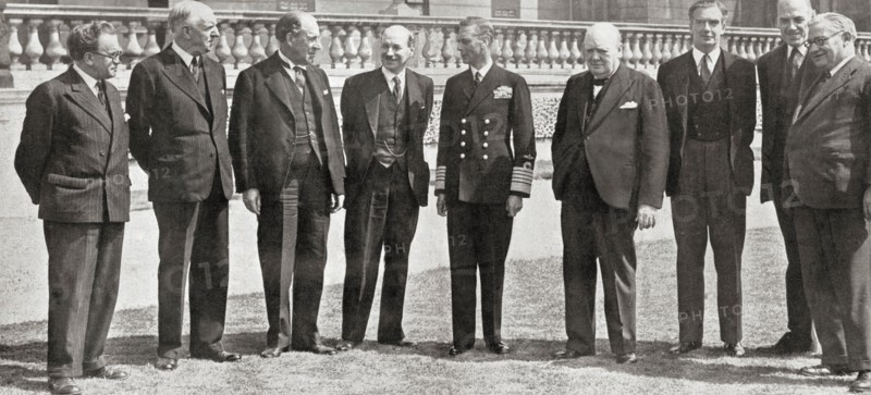 Members of the War Cabinet of the All Party Government during WWII