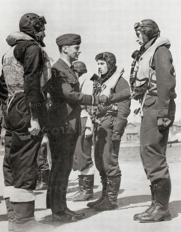 George VI touring the R