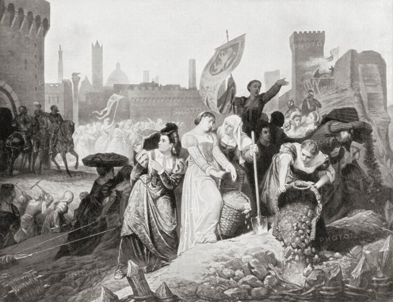 The women of Siena