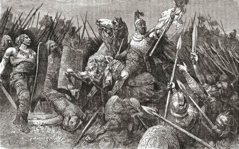 Belisarius leads the Roman army against the Goths