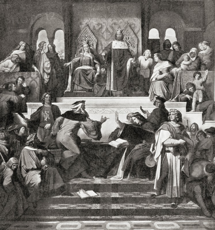 The Minstrels' Contest or Sängerkrieg