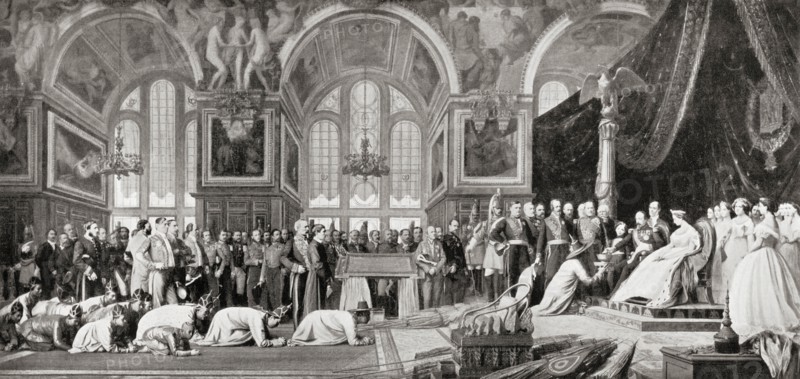 The Reception of Siamese Ambassadors by Emperor Napoleon III at the Palace of Fontainebleau