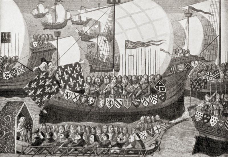 An expedition of English and French knights under the Duke of Bourbon in 1390