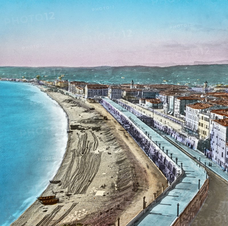 A charming Mediterranean town along the Bay of Nice