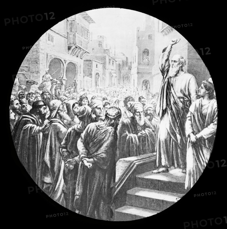 A magic lantern slide circa 1900