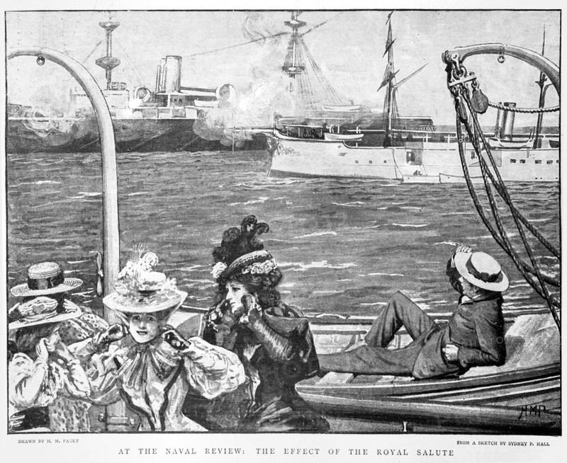 The Graphic Newspaper/Naval review 1897