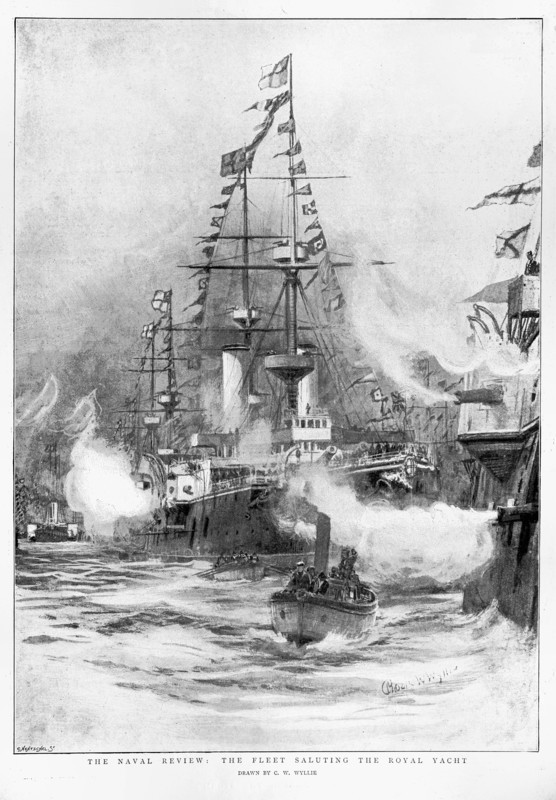 The Graphic Newspaper/Naval review 1897