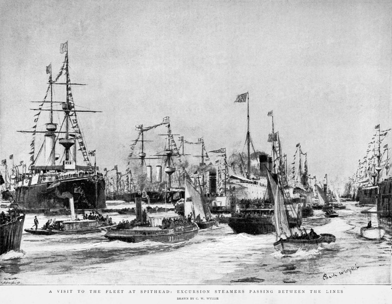 The Graphic Newspaper/Naval review 1897
