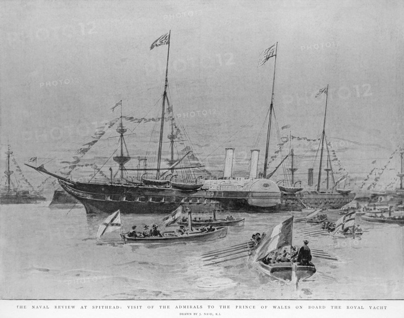 The Graphic Newspaper/Naval review 1897