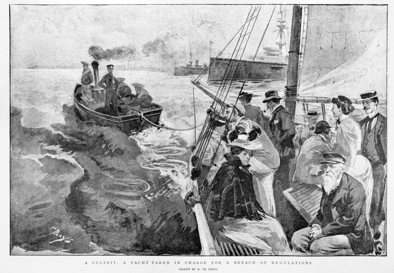 The Graphic Newspaper/Naval review 1897