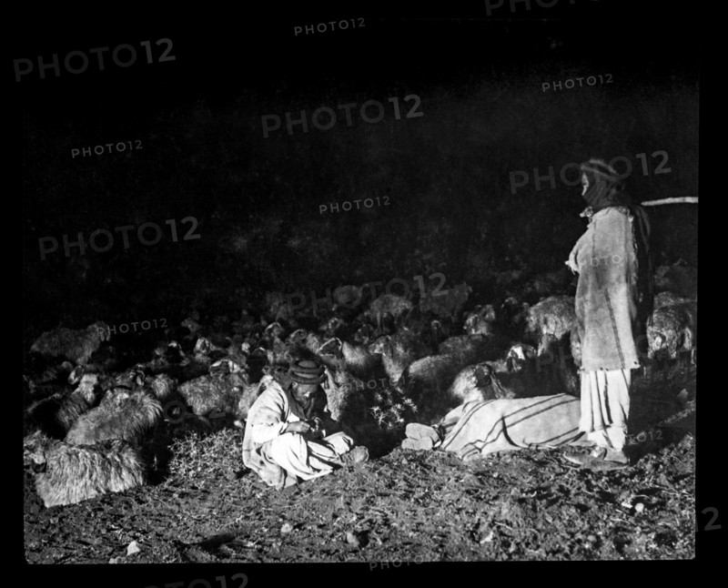 A magic lantern slide circa 1900