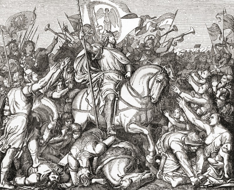 Henry I after The Battle of Riade aka Battle of Merseburg