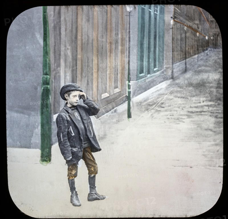 Magic lantern slide circa 1900