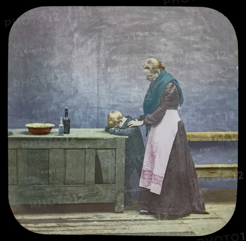 Magic lantern slide circa 1900
