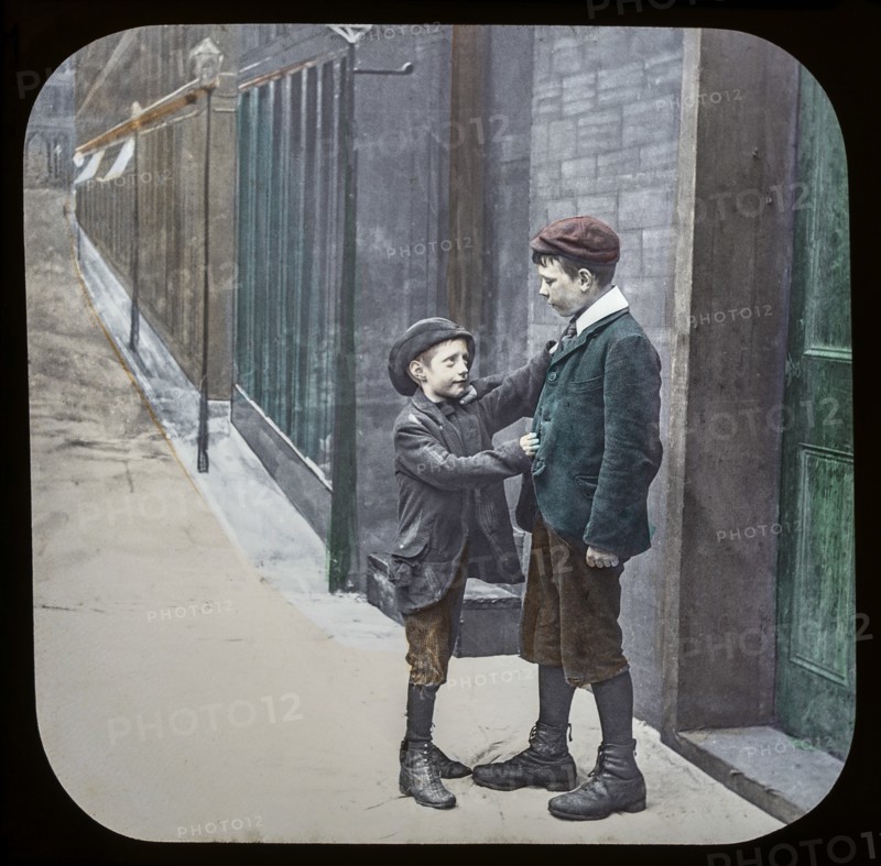 Magic lantern slide circa 1900