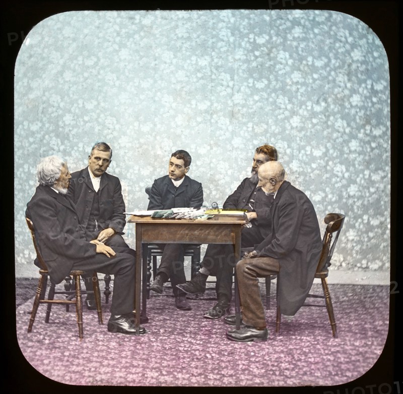 Magic lantern slide circa 1900