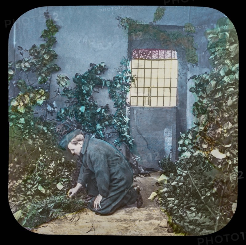 Magic lantern slide circa 1900