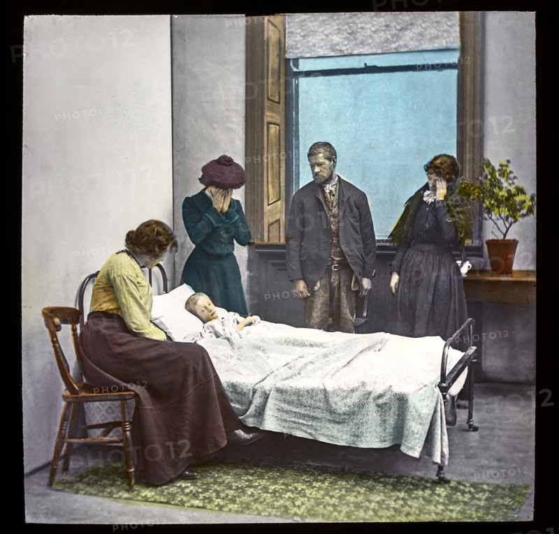 Magic lantern slide circa 1900