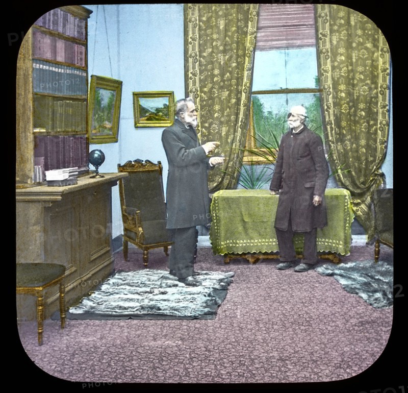 Magic lantern slide circa 1900