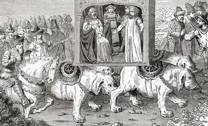 Kublai Khan hunting