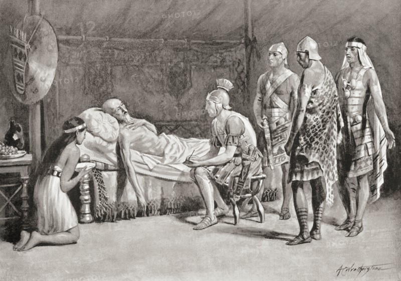 Scipio at the deathbed of Masinissa