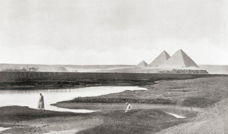 The pyramids of Giza