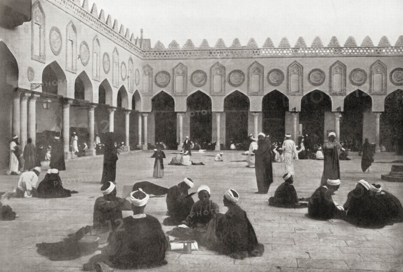 The open court of the University Mosque of Al-Azhar