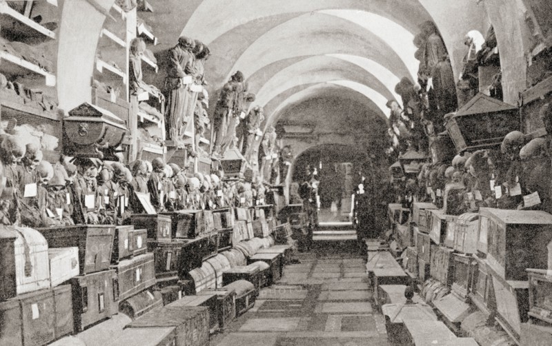The Capuchin Catacombs of Palermo aka Catacombe dei Cappuccini or Catacombs of the Capuchins