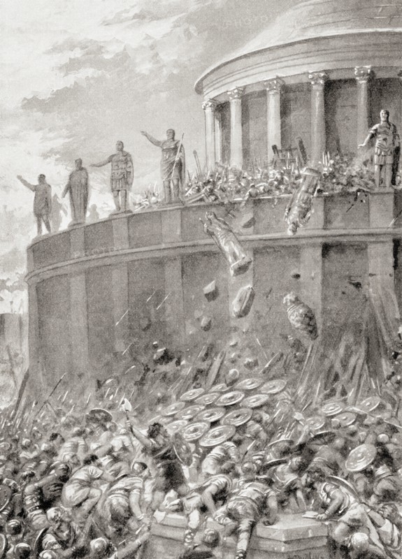 The First Siege of Rome during the Gothic War