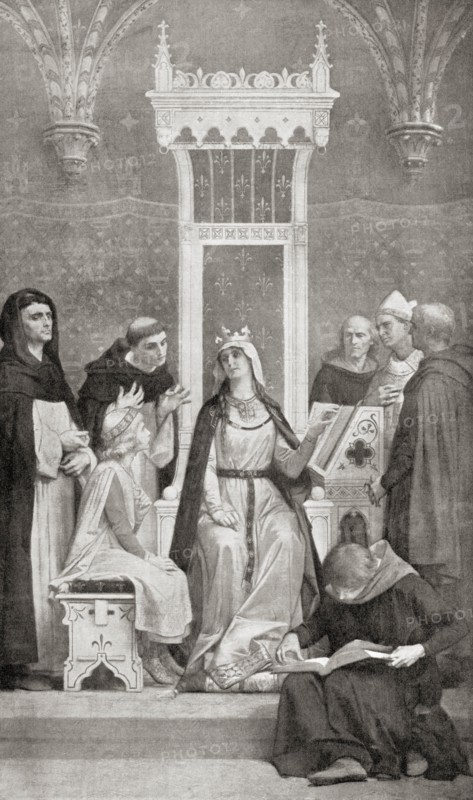 The childhood of Saint Louis