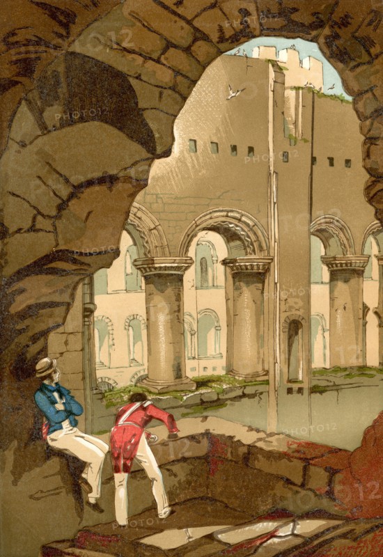 Interior of Rochester Castle
