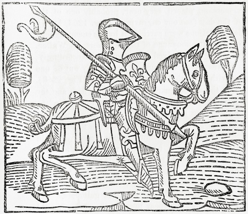 A medieval knight