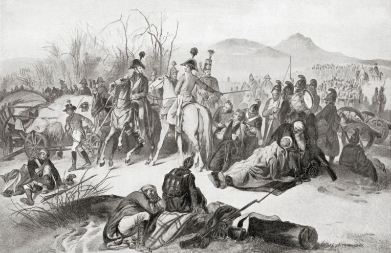 French staff at the Second Battle of Neerwinden