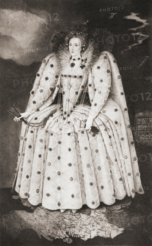 Queen Elizabeth I in the year 1592