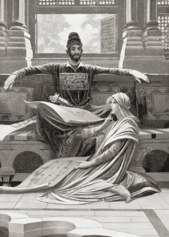 Khosrow Parviz and his wife Shirin