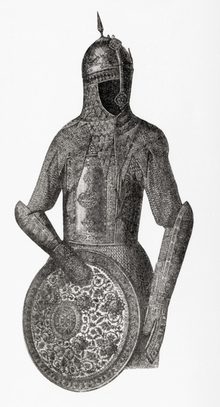 Persian armour from the early 18th century
