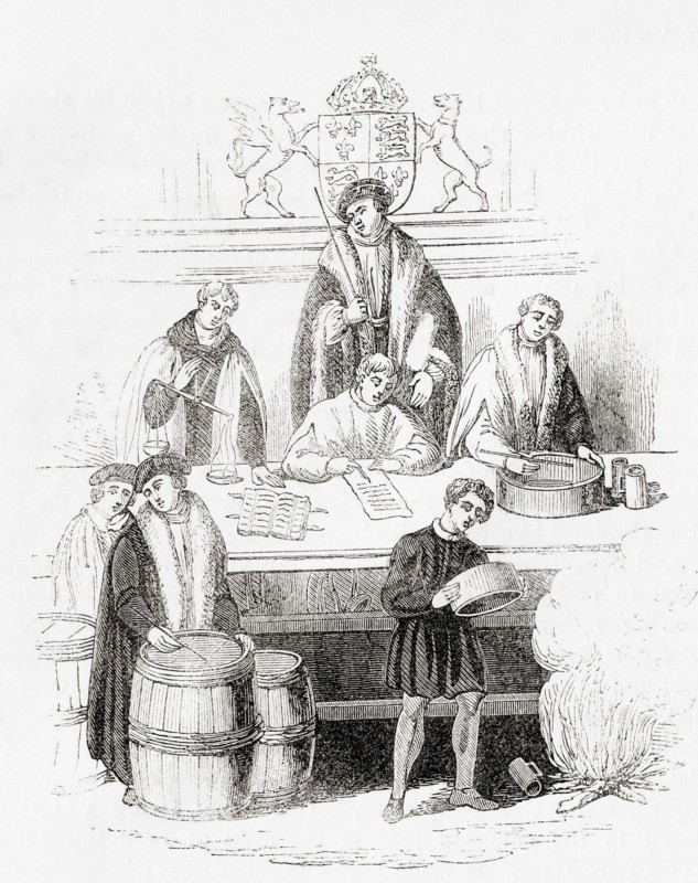 Henry VII's trial of weights and measures at the exchequer in 1497