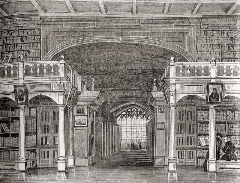 Interior of the Bodleian Library