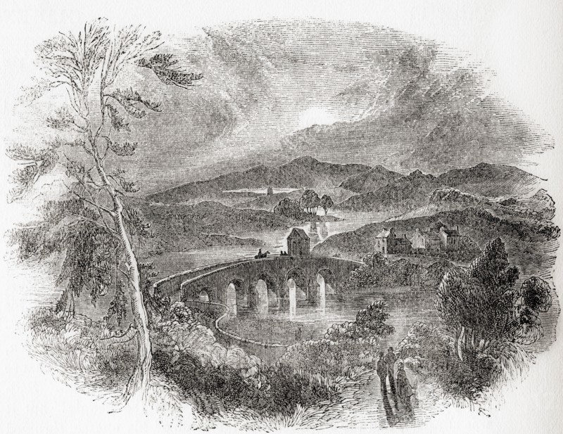 The bridge over the River Clyde