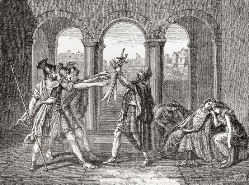Roman legend tells of a dispute between two warring cities
