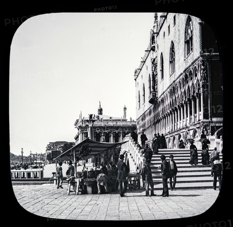 Magic lantern slide circa 1900