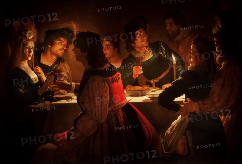 Title of the work Feast Scene with a Young Married Couple