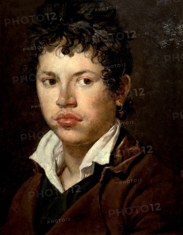 Portrait d'un jeune homme à la boucle d'oreille