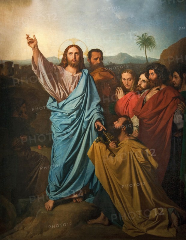 Jésus remettant à saint Pierre les clés du paradis