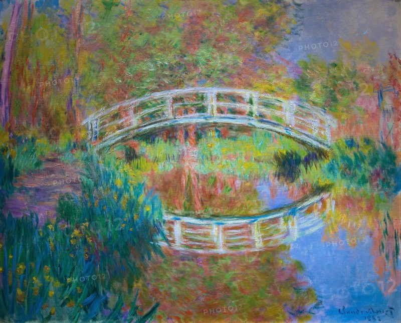 The Japanese bridge,1895