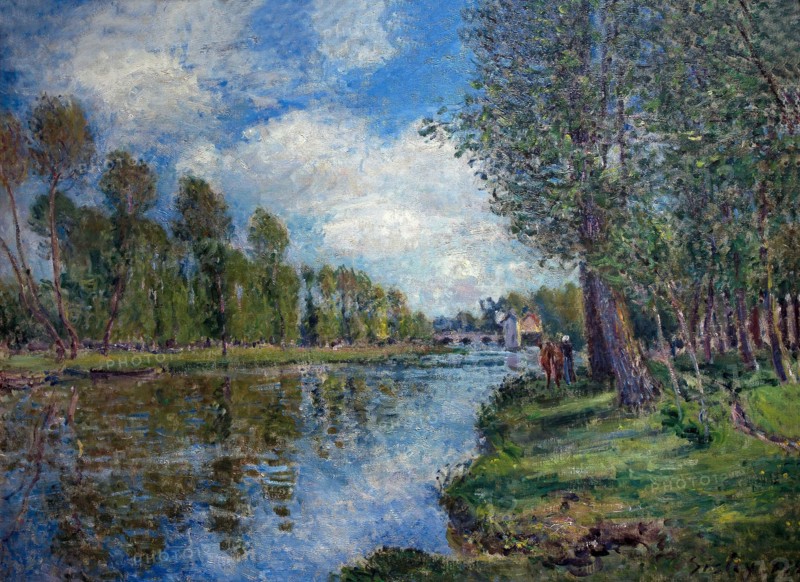 The banks of the Loing