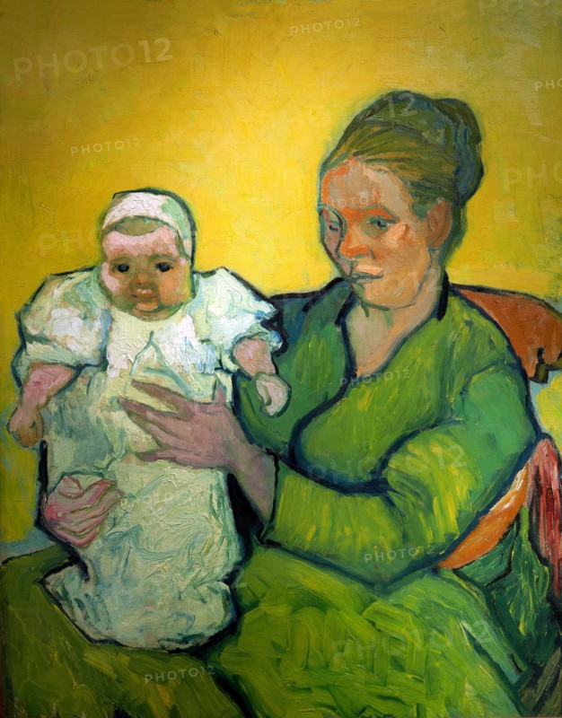 Portrait of Madame Augustine Roulin and little Marcelle