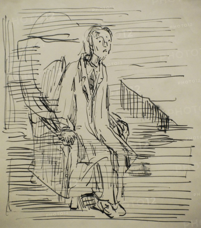 Edvard Munch, Self-portrait